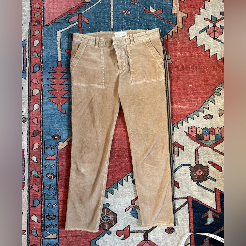 Nili Lotan Jenna Cords with side stripe, size 6